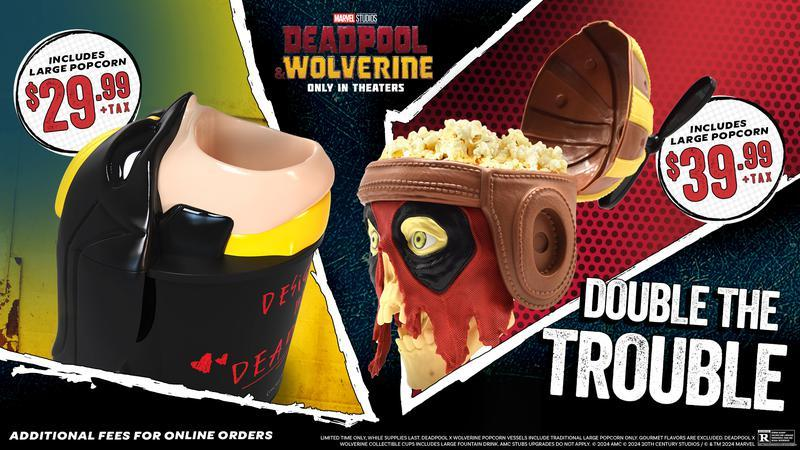 Deadpool and Wolverine Popcorn Buckets Guide: Where to Buy Merch from AMC Regal Cinemark & More