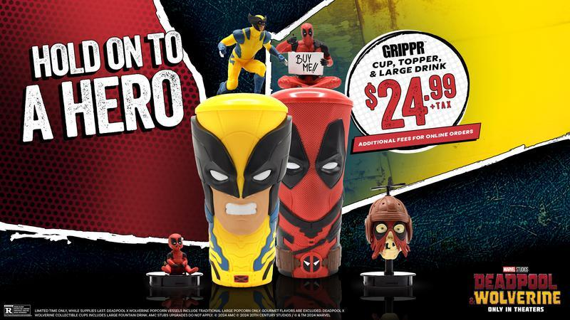 Deadpool and Wolverine Popcorn Buckets Guide: Where to Buy Merch from AMC Regal Cinemark & More