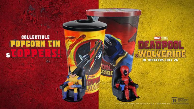 Deadpool and Wolverine Popcorn Buckets Guide: Where to Buy Merch from AMC Regal Cinemark & More